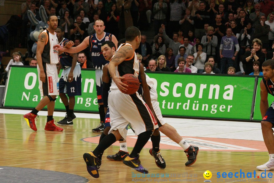 Basketball Bundesliga: ULM - BREMERHAVEN: Ulm, 27.02.2010