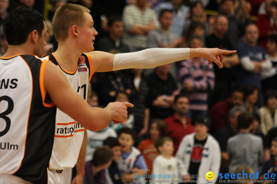 Basketball Bundesliga: ULM - BREMERHAVEN: Ulm, 27.02.2010