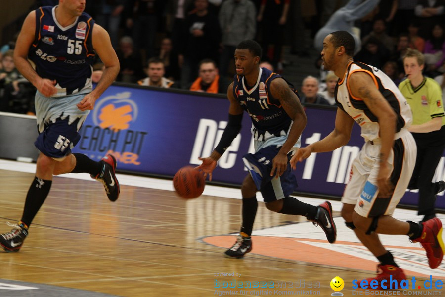 Basketball Bundesliga: ULM - BREMERHAVEN: Ulm, 27.02.2010