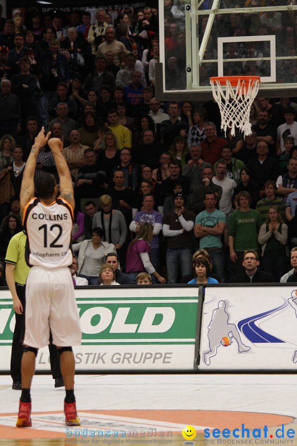 Basketball Bundesliga: ULM - BREMERHAVEN: Ulm, 27.02.2010