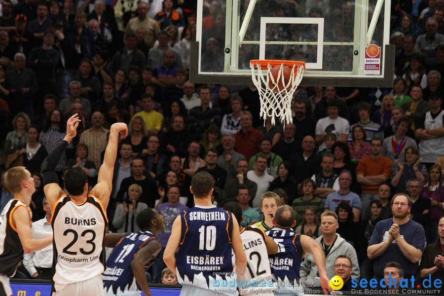 Basketball Bundesliga: ULM - BREMERHAVEN: Ulm, 27.02.2010