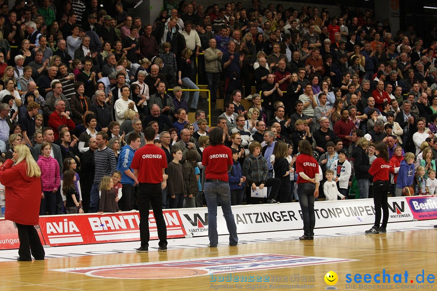 Basketball Bundesliga: ULM - BREMERHAVEN: Ulm, 27.02.2010