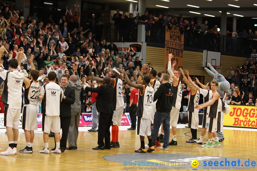 Basketball Bundesliga: ULM - BREMERHAVEN: Ulm, 27.02.2010