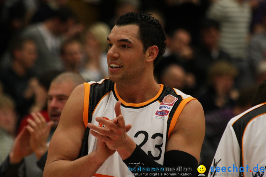 Basketball Bundesliga: ULM - BREMERHAVEN: Ulm, 27.02.2010