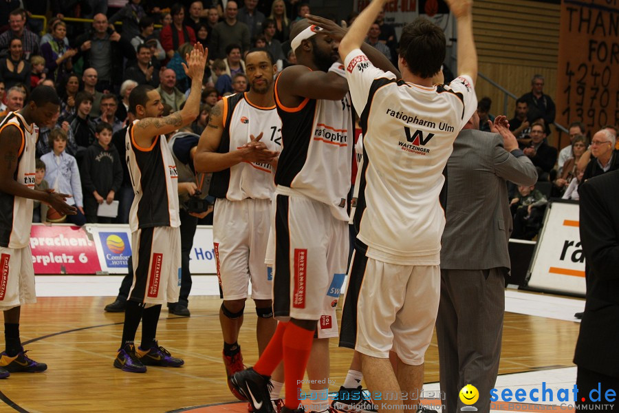 Basketball Bundesliga: ULM - BREMERHAVEN: Ulm, 27.02.2010