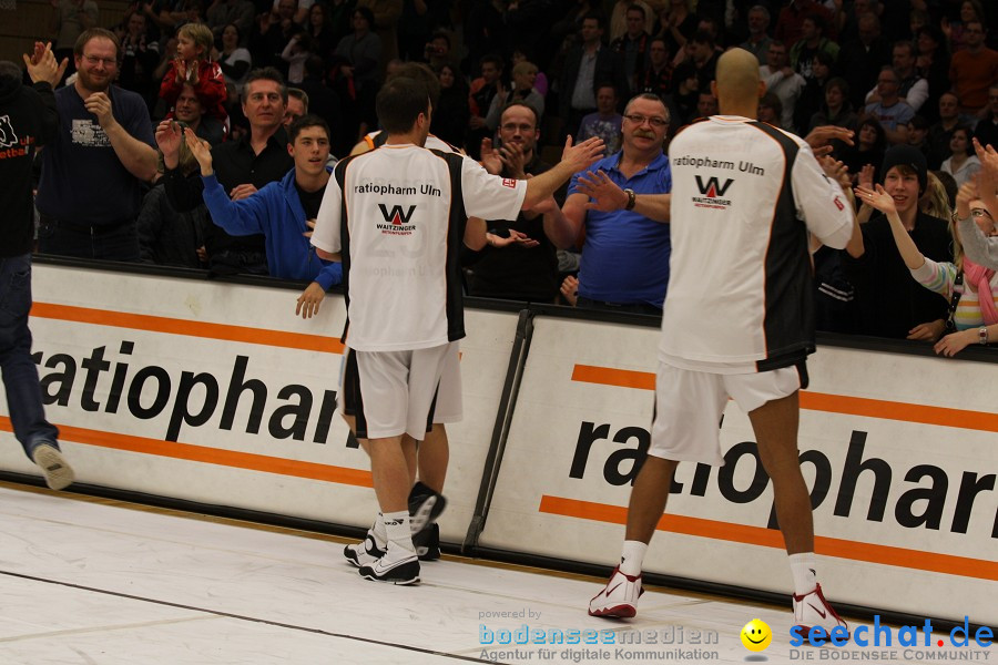 Basketball Bundesliga: ULM - BREMERHAVEN: Ulm, 27.02.2010