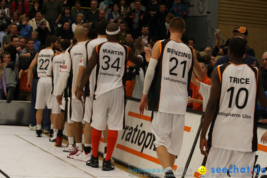 Basketball Bundesliga: ULM - BREMERHAVEN: Ulm, 27.02.2010