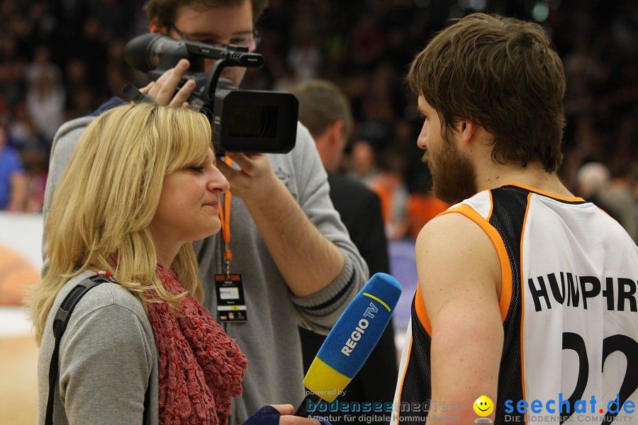 Basketball Bundesliga: ULM - BREMERHAVEN: Ulm, 27.02.2010