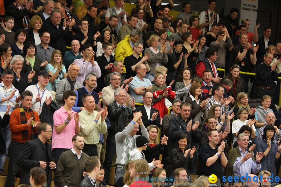 Basketball Bundesliga: ULM - BREMERHAVEN: Ulm, 27.02.2010