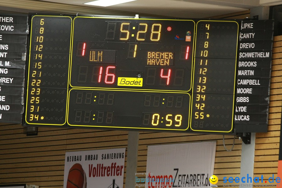 Basketball Bundesliga: ULM - BREMERHAVEN: Ulm, 27.02.2010