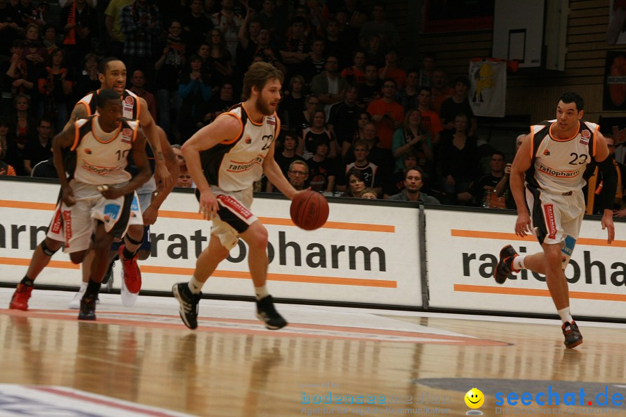 Basketball Bundesliga: ULM - BREMERHAVEN: Ulm, 27.02.2010