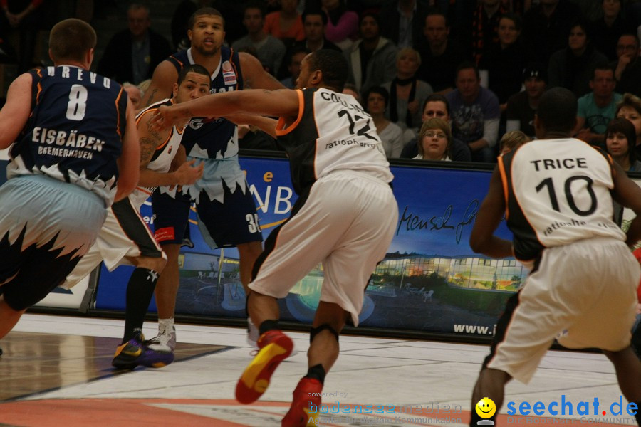 Basketball Bundesliga: ULM - BREMERHAVEN: Ulm, 27.02.2010