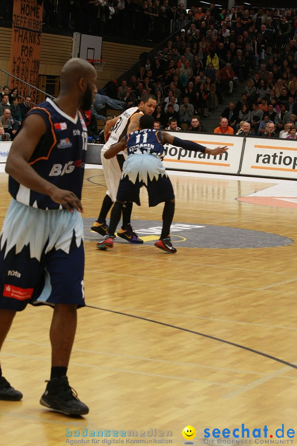 Basketball Bundesliga: ULM - BREMERHAVEN: Ulm, 27.02.2010