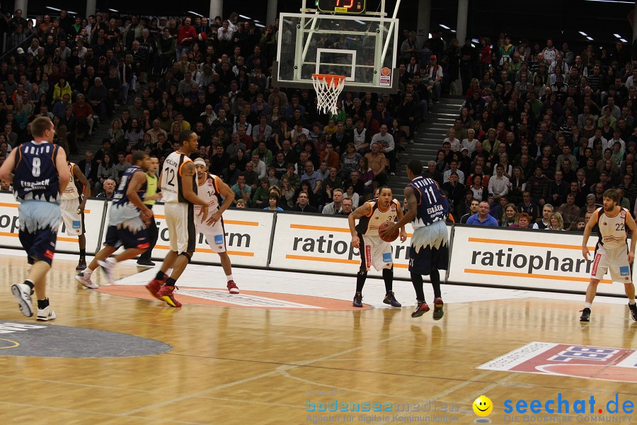 Basketball Bundesliga: ULM - BREMERHAVEN: Ulm, 27.02.2010