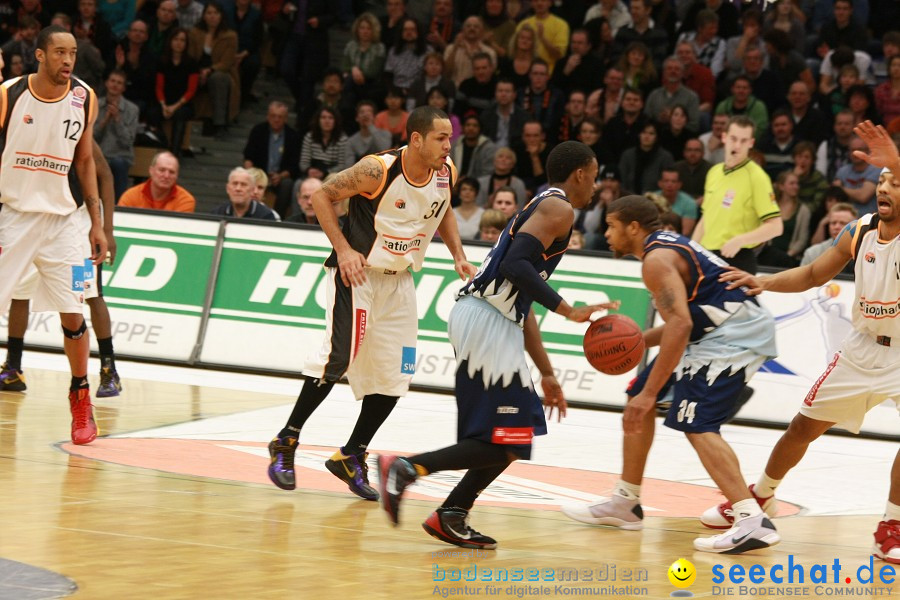 Basketball Bundesliga: ULM - BREMERHAVEN: Ulm, 27.02.2010