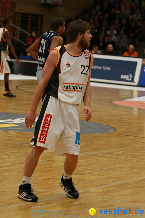 Basketball Bundesliga: ULM - BREMERHAVEN: Ulm, 27.02.2010