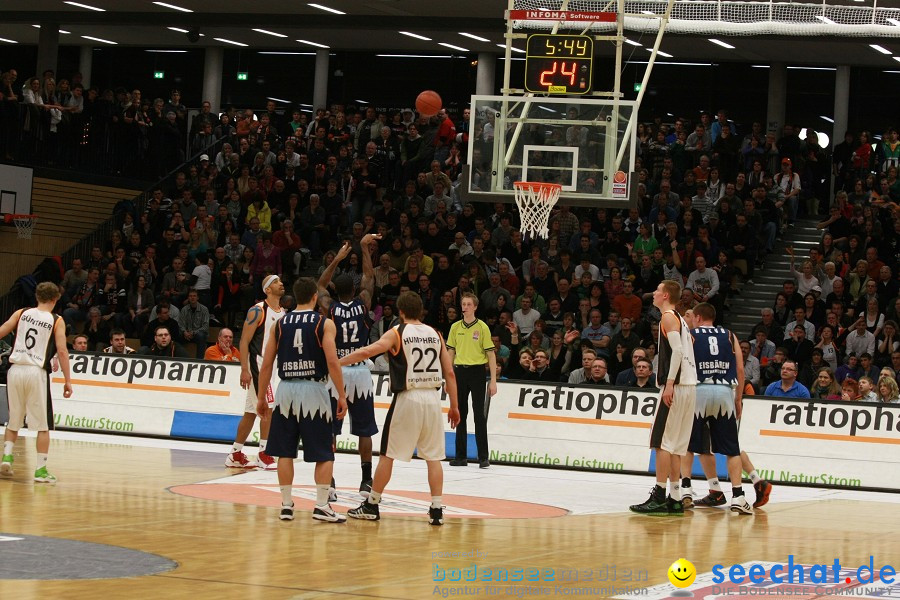 Basketball Bundesliga: ULM - BREMERHAVEN: Ulm, 27.02.2010