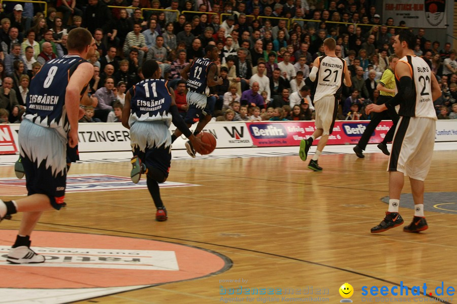 Basketball Bundesliga: ULM - BREMERHAVEN: Ulm, 27.02.2010