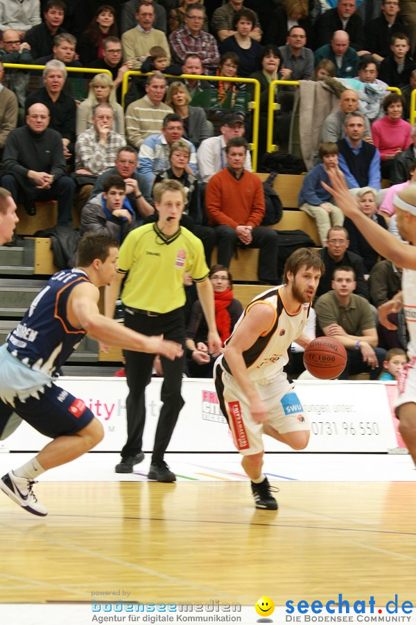 Basketball Bundesliga: ULM - BREMERHAVEN: Ulm, 27.02.2010