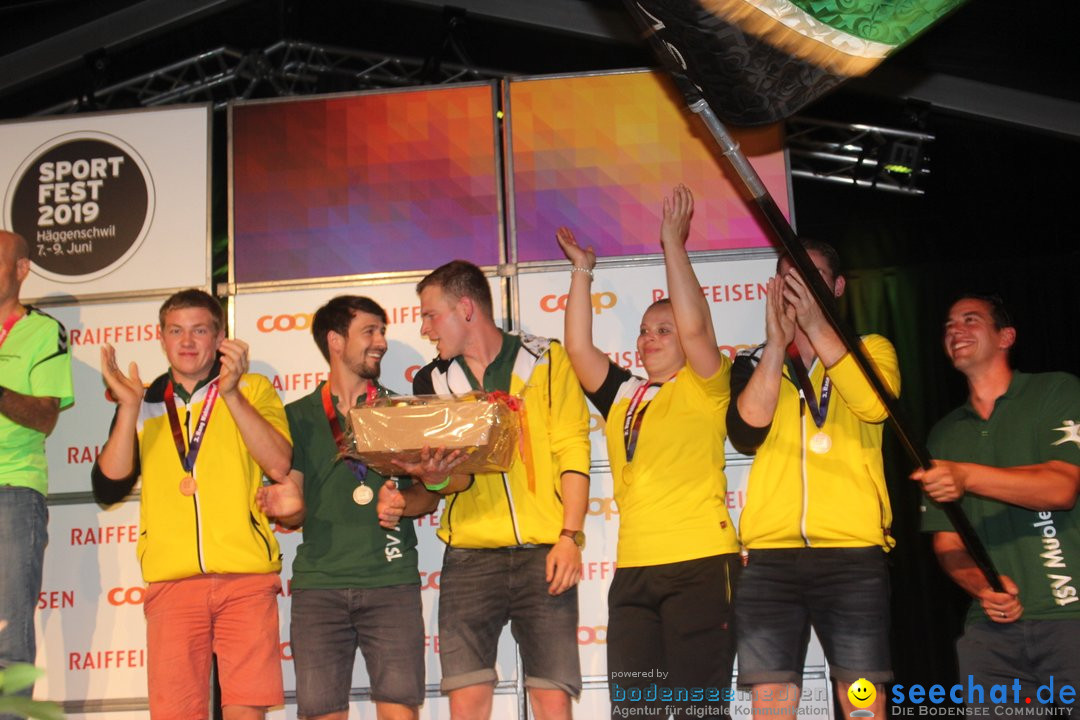 Sportfest: Haeggenschwil, 09.06.2019