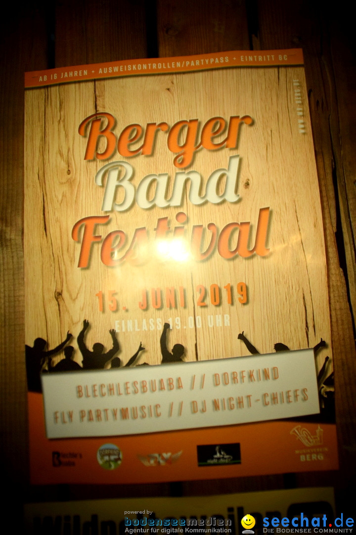 Berger Band Festival mit Fly: Berg - Friedrichshafen, 15.06.2019