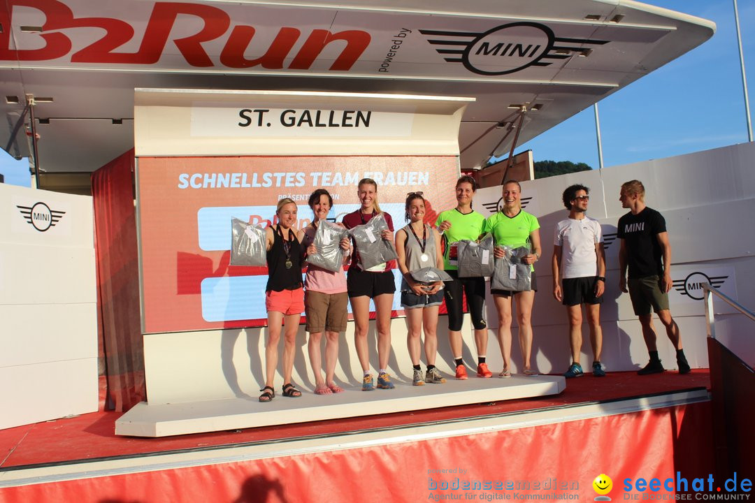 B2Run Schweizer Firmenlauf: St. Gallen, 24.06.2019