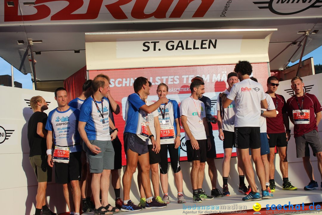 B2Run Schweizer Firmenlauf: St. Gallen, 24.06.2019