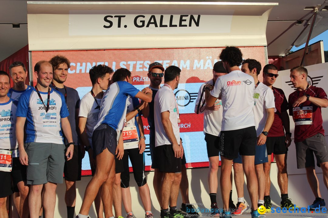 B2Run Schweizer Firmenlauf: St. Gallen, 24.06.2019