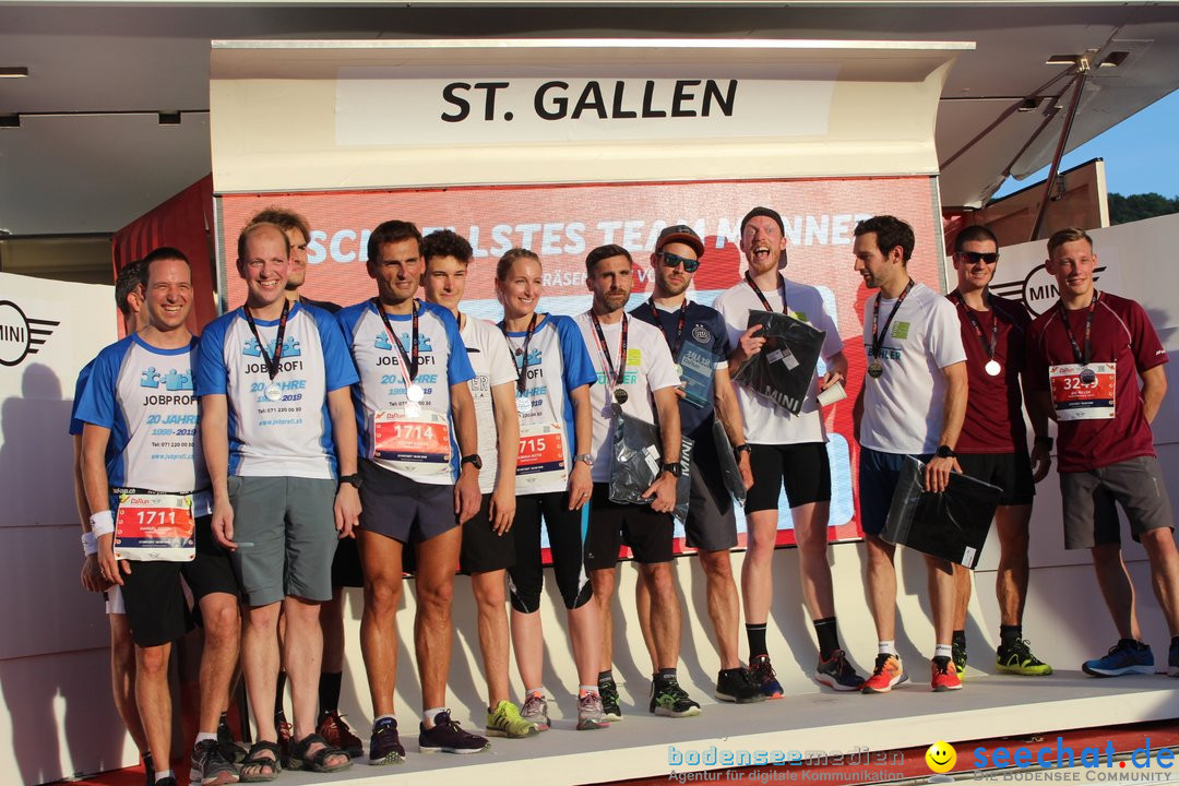 B2Run Schweizer Firmenlauf: St. Gallen, 24.06.2019