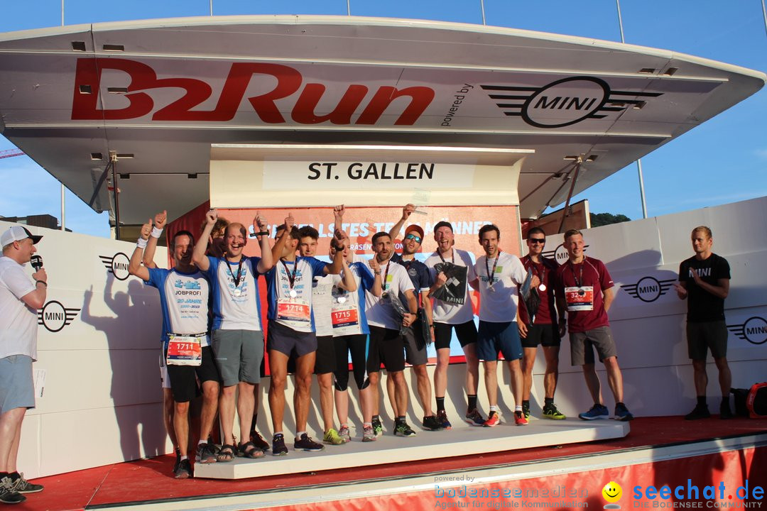 B2Run Schweizer Firmenlauf: St. Gallen, 24.06.2019