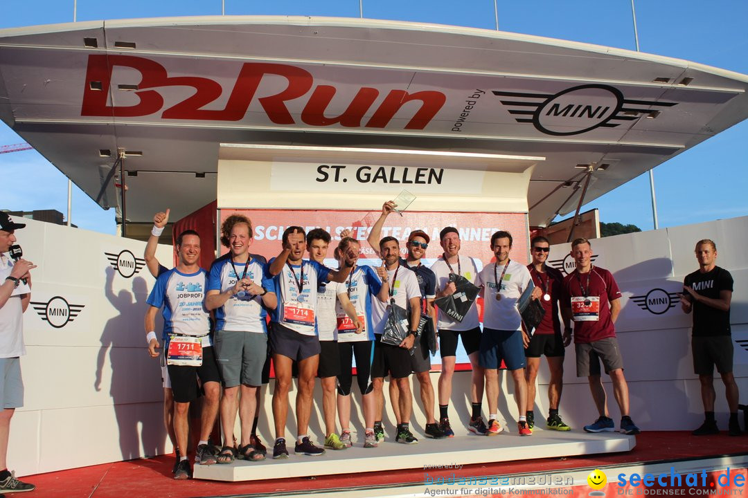 B2Run Schweizer Firmenlauf: St. Gallen, 24.06.2019