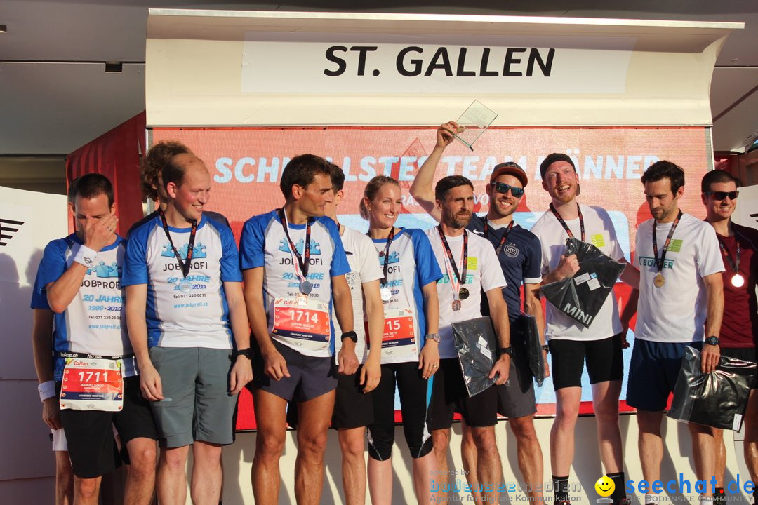 B2Run Schweizer Firmenlauf: St. Gallen, 24.06.2019