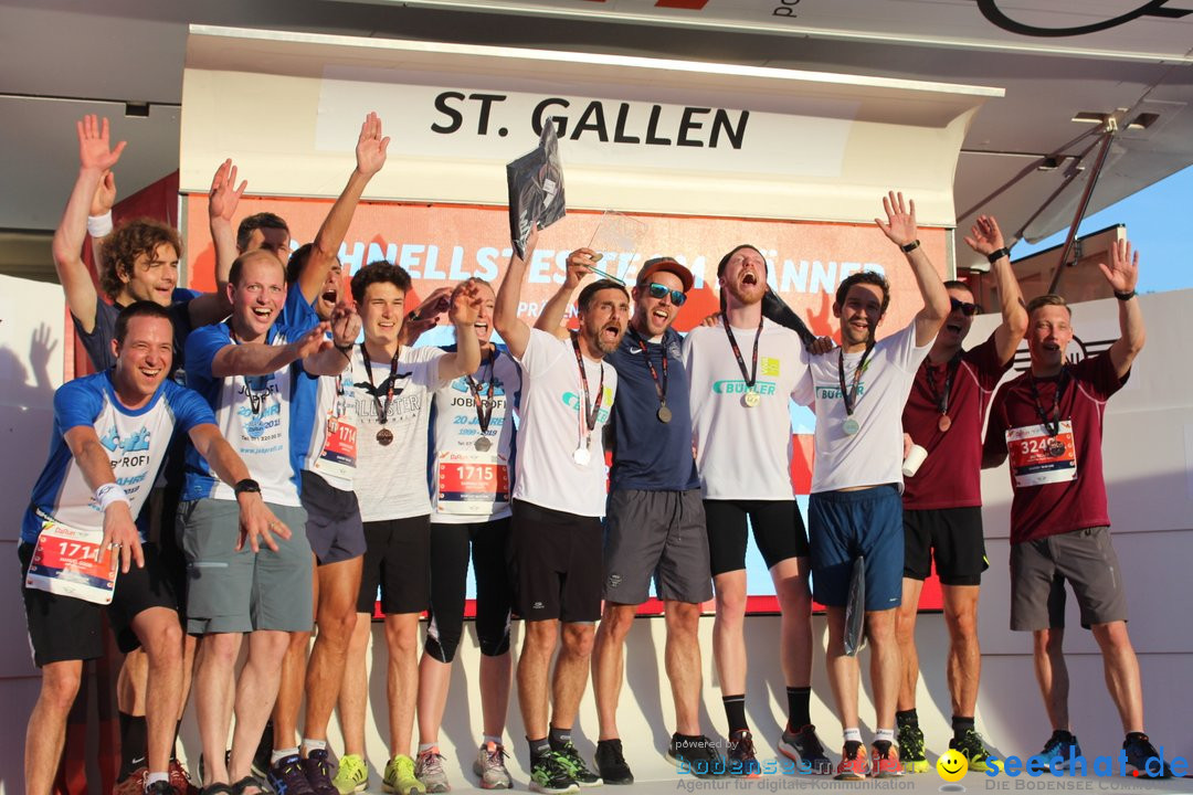 B2Run Schweizer Firmenlauf: St. Gallen, 24.06.2019