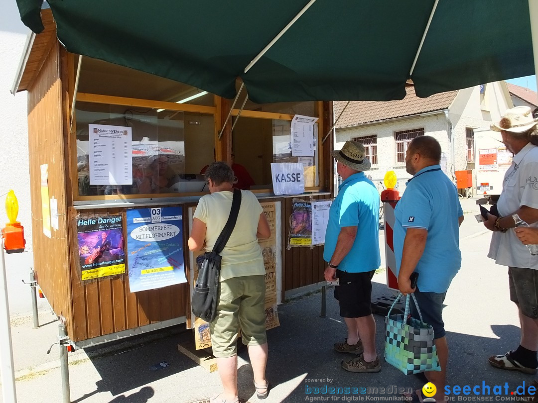 Flohmarkt und Schlossfuerhung: Zwiefaltendorf, 29.06.2019