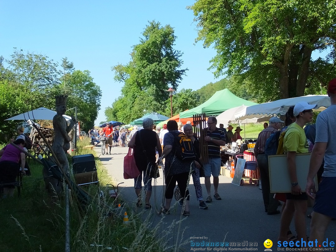 Flohmarkt und Schlossfuerhung: Zwiefaltendorf, 29.06.2019