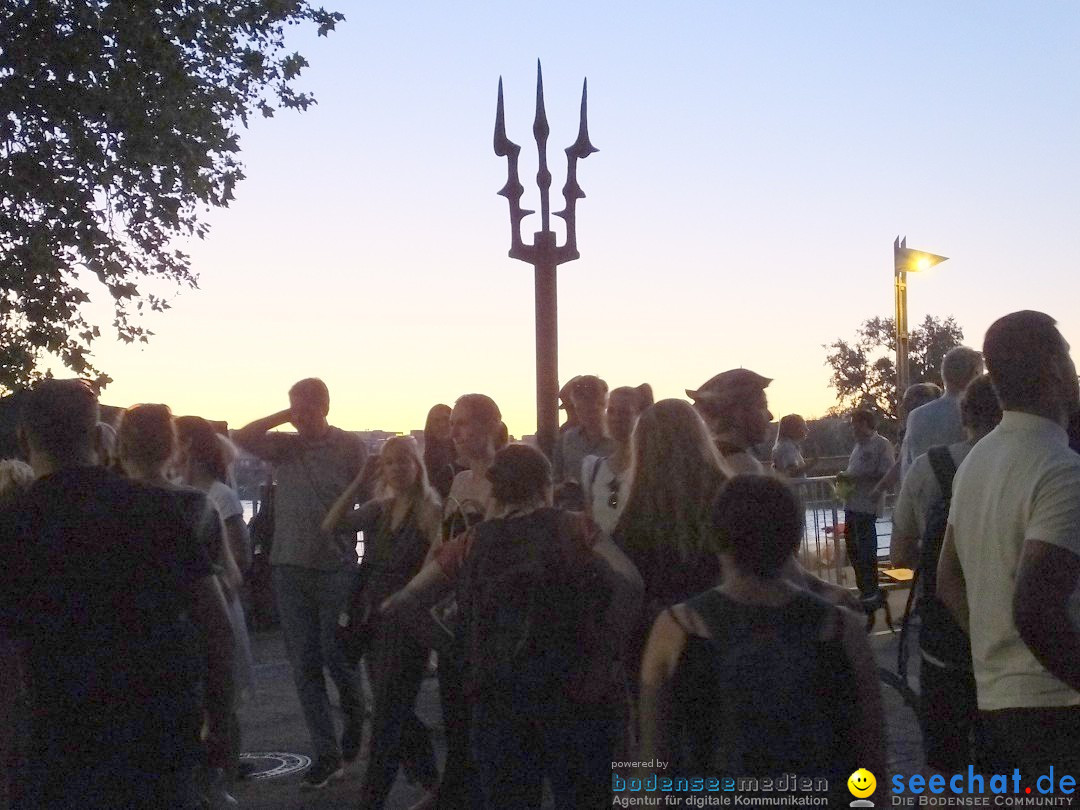 Grenzueberschreitender Hitze-Flohmarkt: Konstanz am Bodensee, 30.06.2019