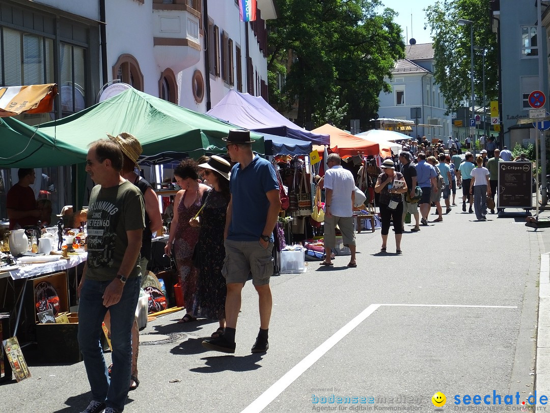 Grenzueberschreitender Hitze-Flohmarkt: Konstanz am Bodensee, 30.06.2019