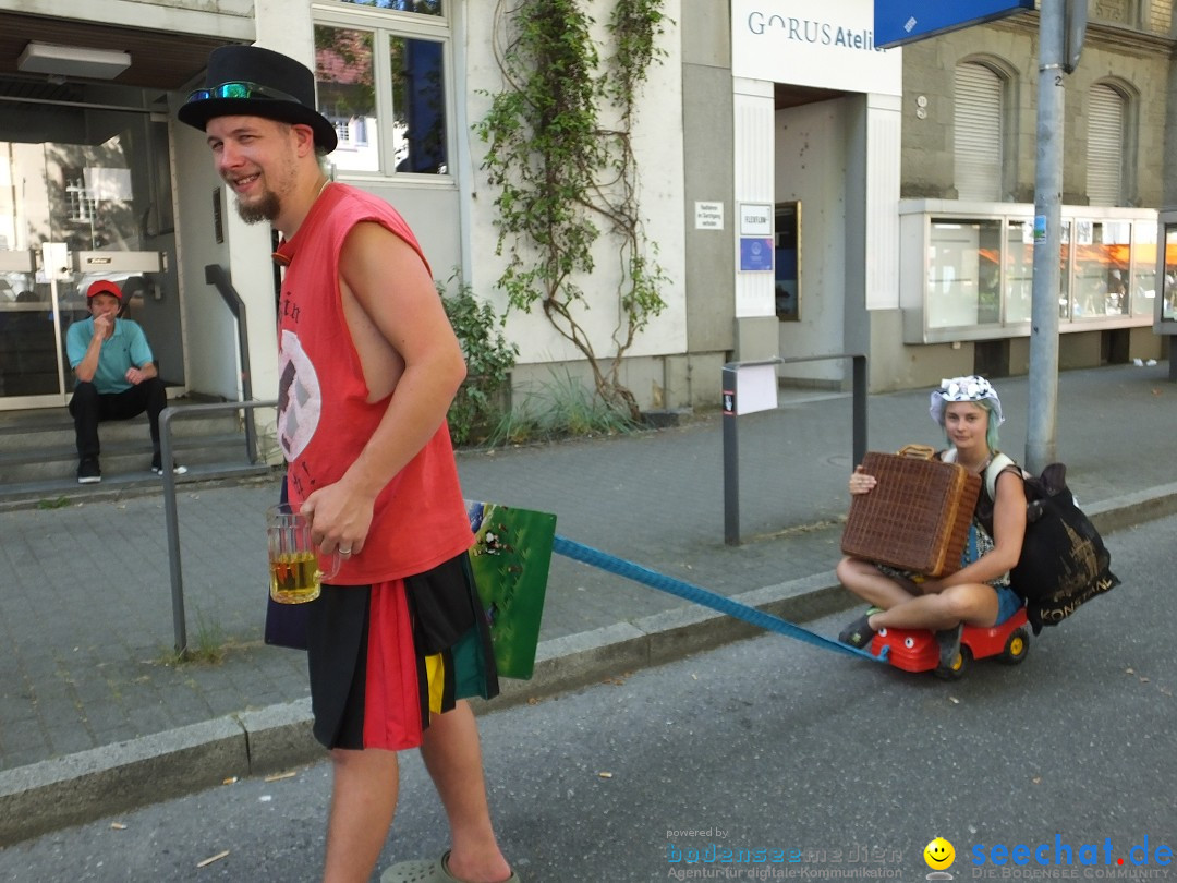 Grenzueberschreitender Hitze-Flohmarkt: Konstanz am Bodensee, 30.06.2019