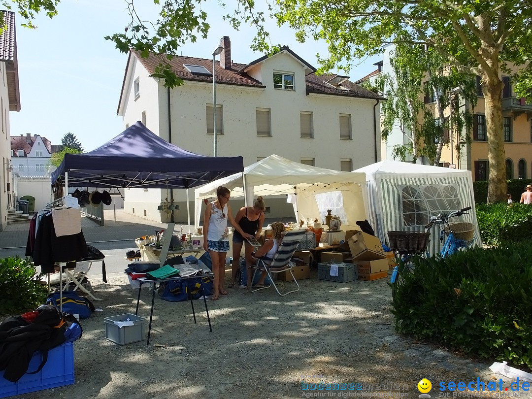 Grenzueberschreitender Hitze-Flohmarkt: Konstanz am Bodensee, 30.06.2019