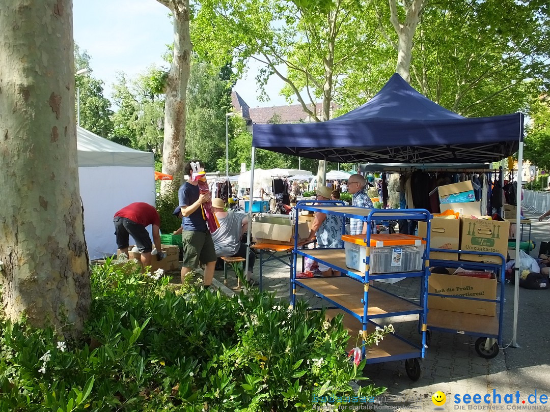 Grenzueberschreitender Hitze-Flohmarkt: Konstanz am Bodensee, 30.06.2019