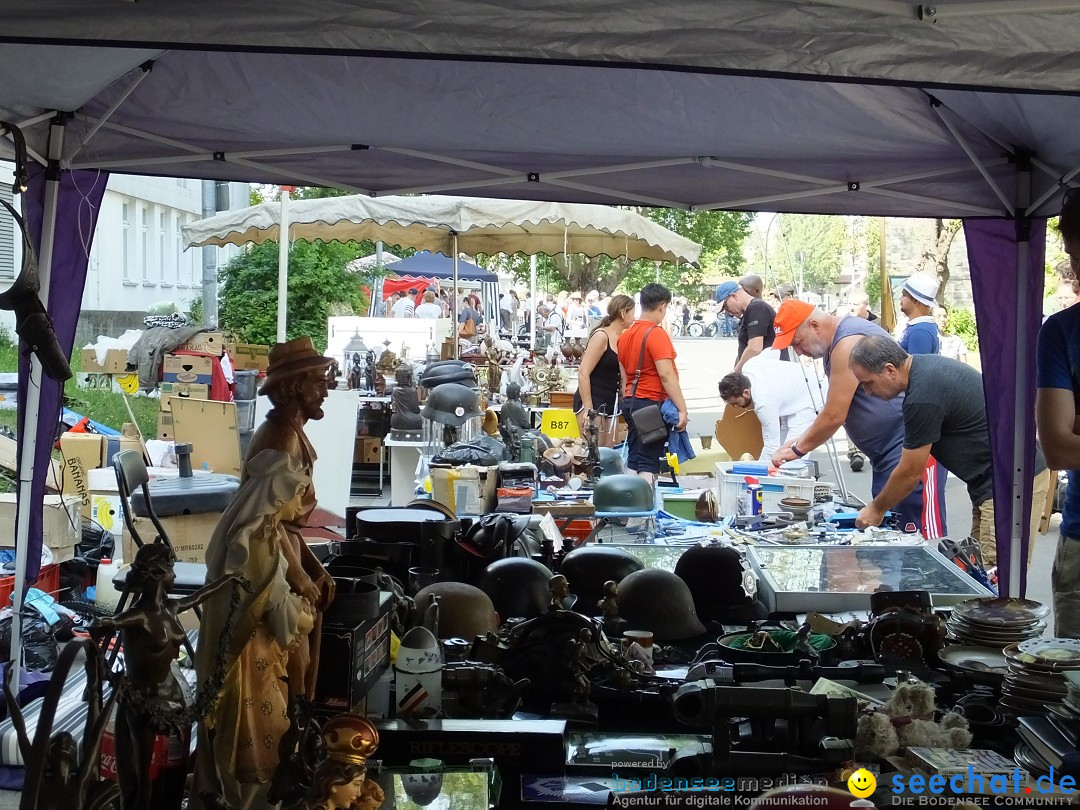 Grenzueberschreitender Hitze-Flohmarkt: Konstanz am Bodensee, 30.06.2019