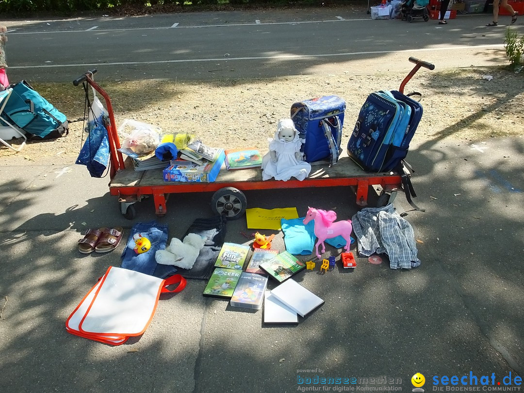 Grenzueberschreitender Hitze-Flohmarkt: Konstanz am Bodensee, 30.06.2019