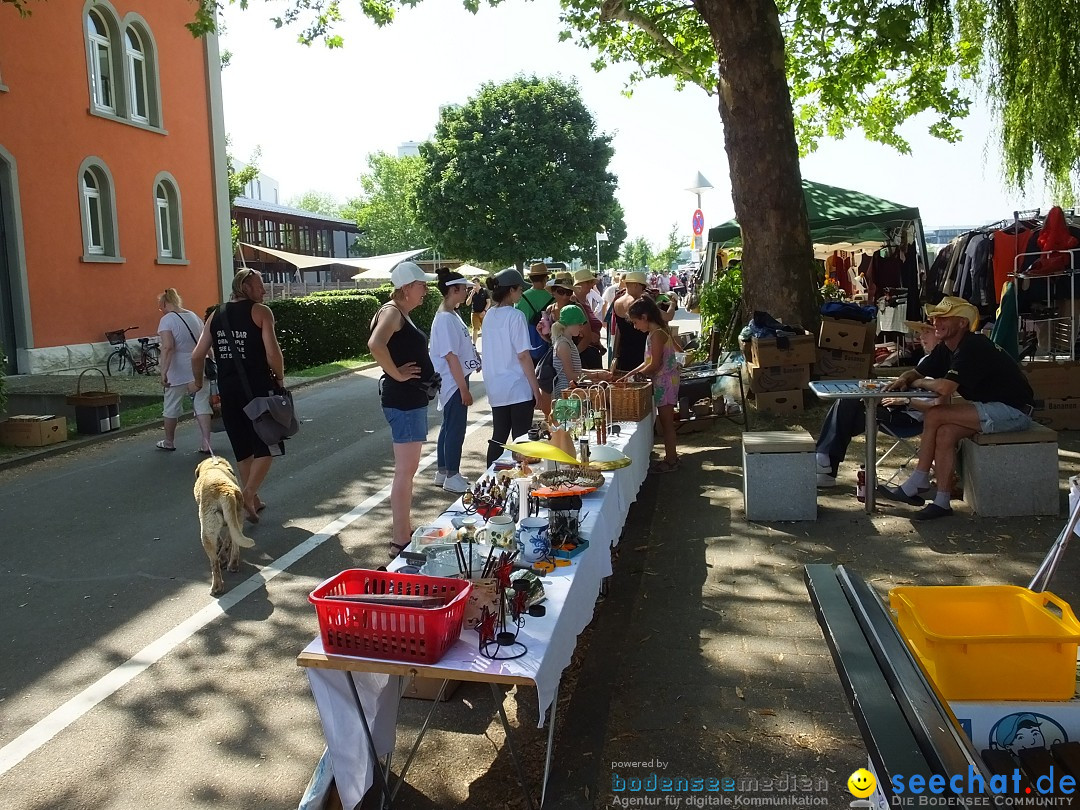 Grenzueberschreitender Hitze-Flohmarkt: Konstanz am Bodensee, 30.06.2019