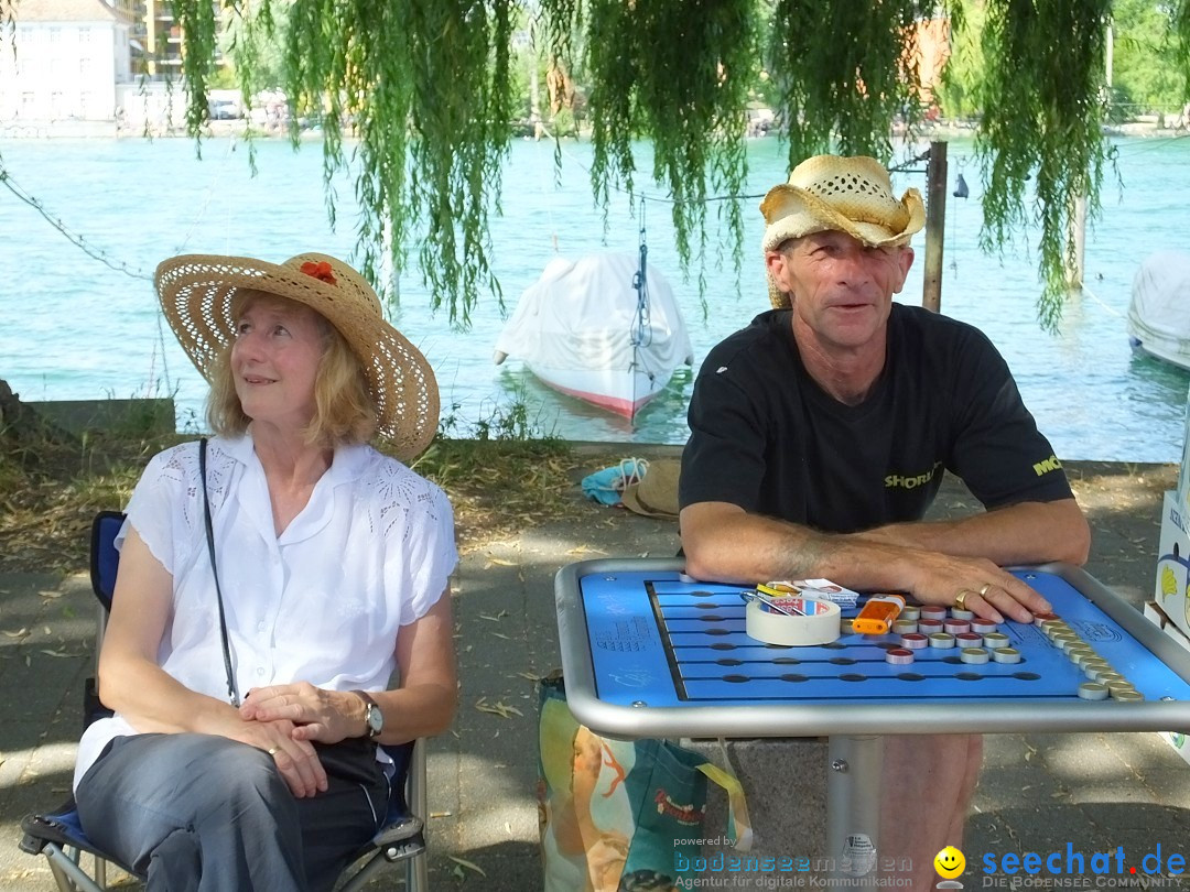 Grenzueberschreitender Hitze-Flohmarkt: Konstanz am Bodensee, 30.06.2019