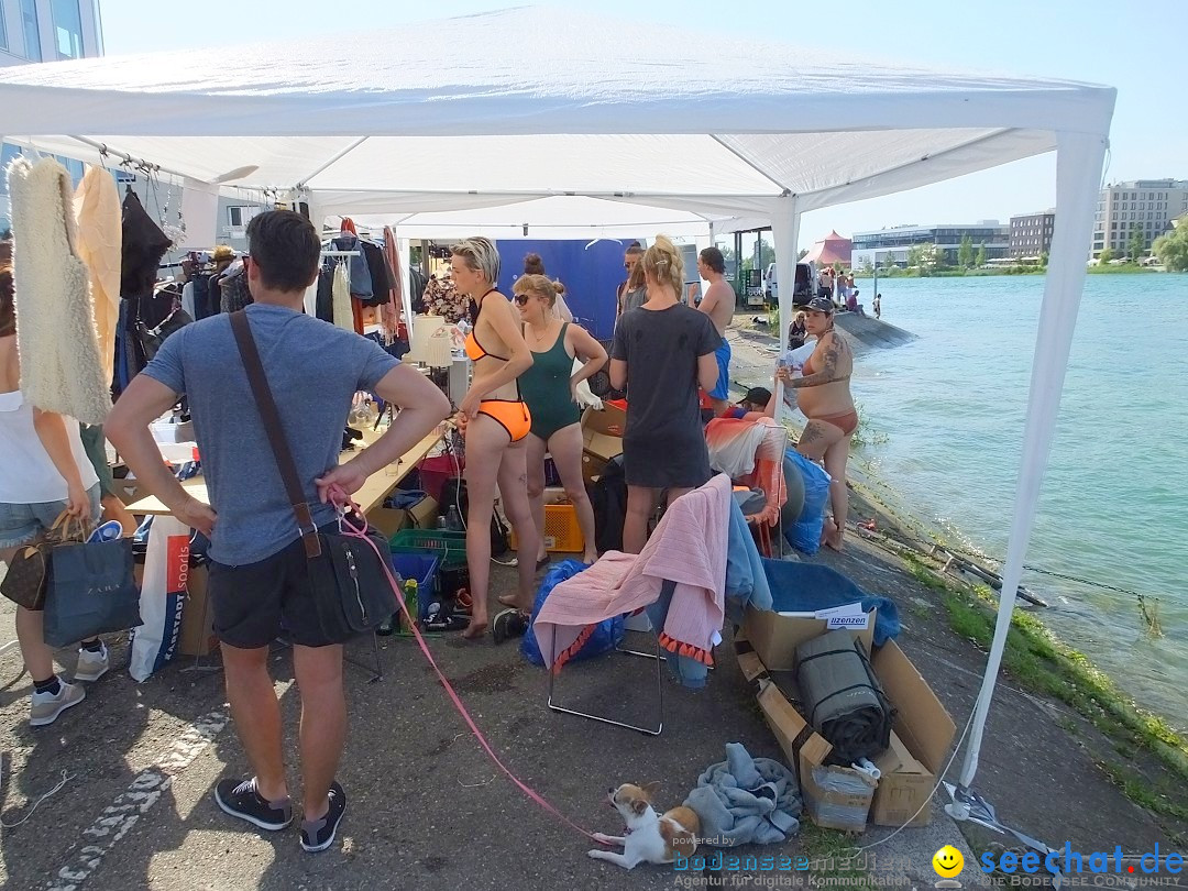 Grenzueberschreitender Hitze-Flohmarkt: Konstanz am Bodensee, 30.06.2019