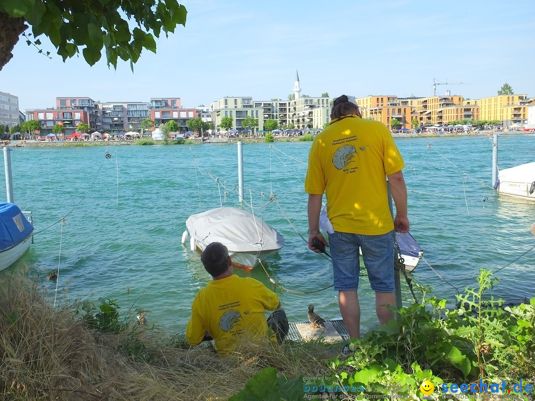 Grenzueberschreitender Hitze-Flohmarkt: Konstanz am Bodensee, 30.06.2019