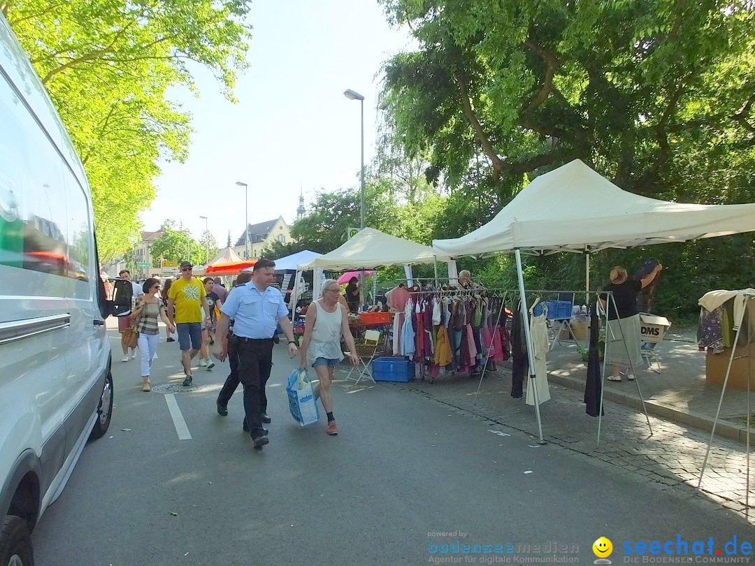 Grenzueberschreitender Hitze-Flohmarkt: Konstanz am Bodensee, 30.06.2019