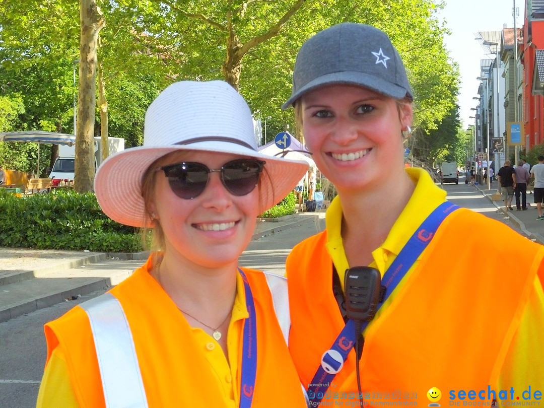 Grenzueberschreitender Hitze-Flohmarkt: Konstanz am Bodensee, 30.06.2019