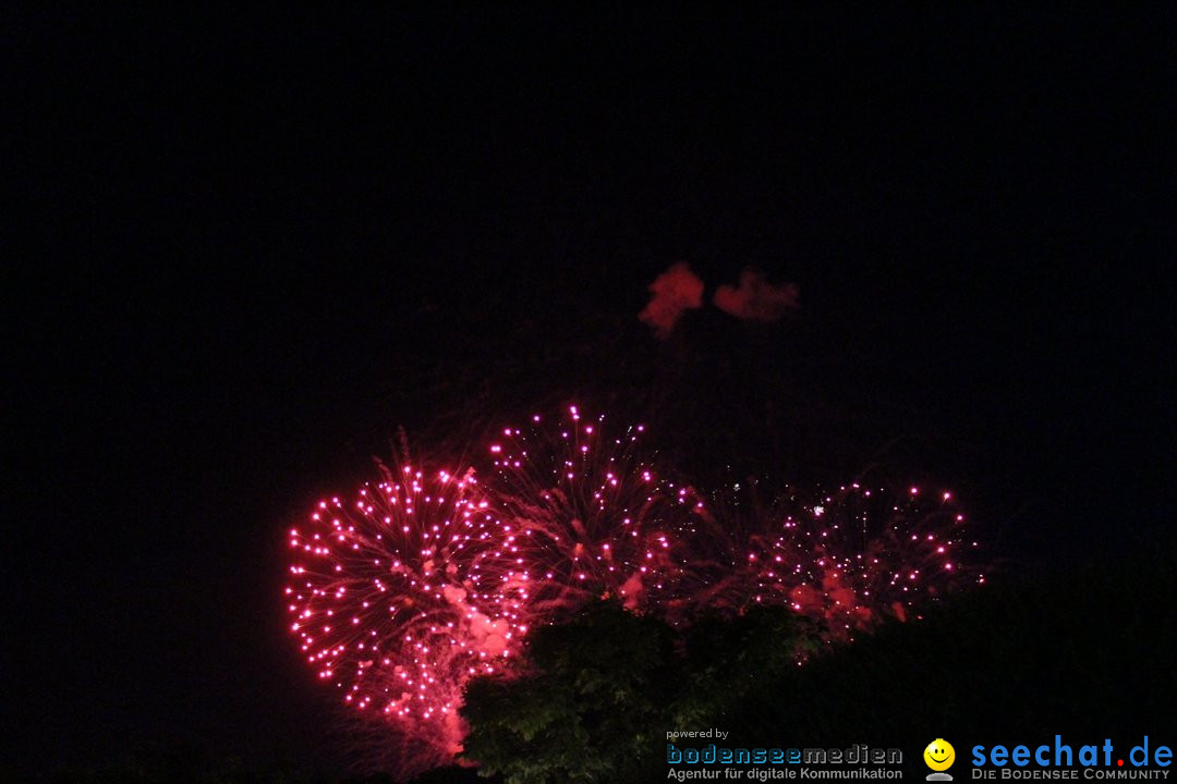 ZUERI FAESCHT mit Drohnen und Feuerwerk: Zuerich, 05.07.2019