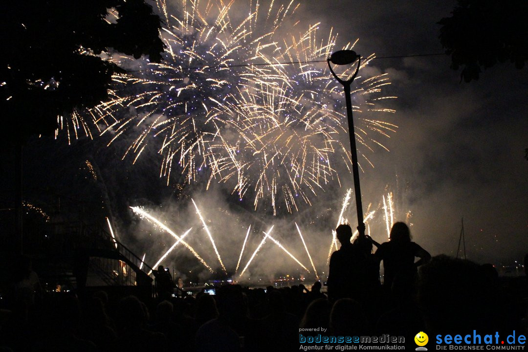 ZUERI FAESCHT mit Drohnen und Feuerwerk: Zuerich, 05.07.2019